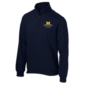 Men/Unisex Sport Tek 1/4 Zip Sweatshirt TALL -- True Navy, $37