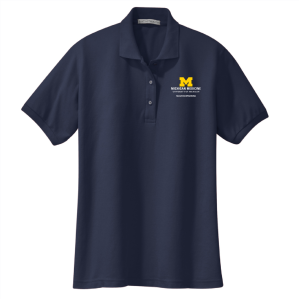 Ladies Port Authority Silk Touch Sport Shirt. -- Navy, $19