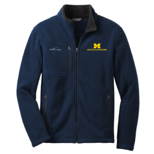 Men/Unisex Eddie Bauer Full Zip Fleece Jacket  -- River Blue Navy, $65