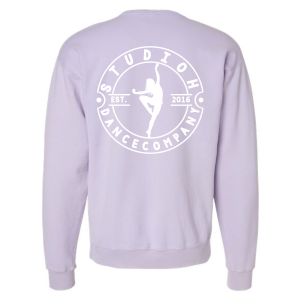 Unisex Hanes ComfortWash Unisex Crew Sweatshirt -- Future Lavender