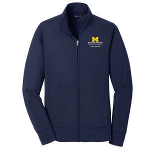 Ladies Sport Tek Sport Wick Fleece Full Zip Jacket -- Navy, $35