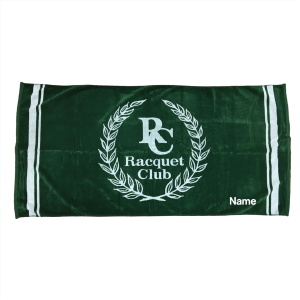 Racquet Club Towel -- Hunter Green