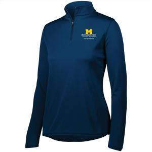 Ladies Augusta Attain Lightweight 1/4 Zip Pullover  -- Navy, $23
