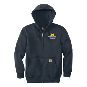 Men/Unisex Carhartt Rain Defender Paxton Heavyweight Hooded Zip-Front Sweatshirt -- New Navy, $72