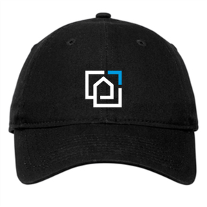 Men/Unisex New Era Adjustable Unstructured Hat -- Black -- Logo Only