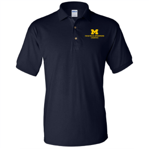 Men/Unisex Gildan Jersey Knit Basic 50/50 Sport Shirt  -- Navy, Logistics, $20