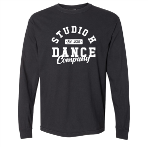 Unisex Comfort Colors Ringspun Long Sleeve Tee -- Black
