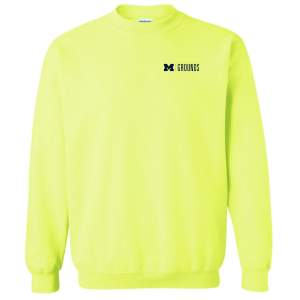 Men/Unisex Gildan Heavy Blend Crewneck Sweatshirt -- Safety Green, $15