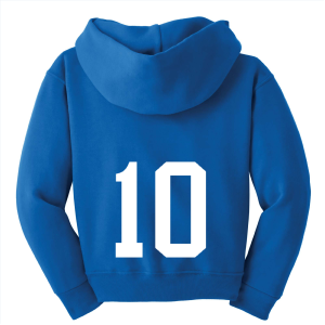 PLAYER - Youth "Family" Jerzees Hooded Pullover -- Royal