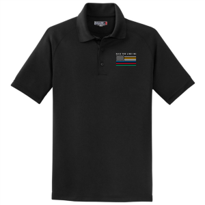 Unisex Dry Zone Raglan Polo -- Black