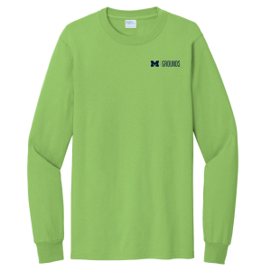Men/Unisex Port and Company Tall Long Sleeve Essential T-Shirt -- Lime, $15