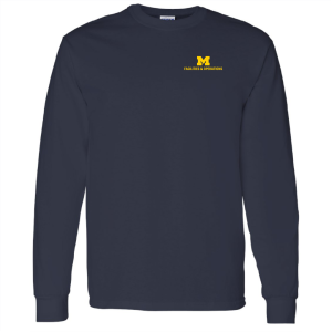 Men/Unisex Gildan Heavy Cotton Longsleeve Basic T-Shirt -- Navy, $17