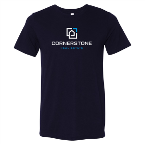 Men/Unisex Bella Canvas Triblend Short Sleeve T-Shirt -- Solid Navy Triblend