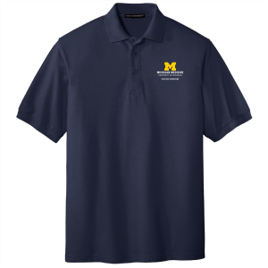 Men/Unisex Port Authority Silk Touch Sport Shirt -- Navy, $19