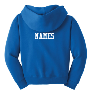 PLAYER - Youth "Family" Jerzees Hooded Pullover -- Royal
