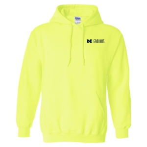 Men/Unisex Gildan Heavy Blend Hooded Sweatshirt -- Safety Green, $25