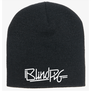 Bling Pig 1 - Yupoong Acrylic Knit Hat -- Black