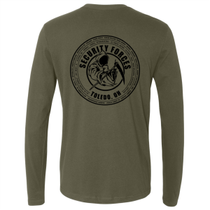 Men/Unisex Next Level Apparel Premium Fitted Long Sleeve Crew -- Military Green
