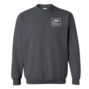 Unisex Gildan Heavy Blend Crew Neck Sweatshirt -- Charcoal