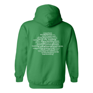 Unisex Gildan Heavy Blend Hooded Sweatshirt -- Irish Green
