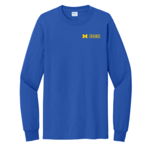 Men/Unisex Port and Company Tall Long Sleeve Essential T-Shirt -- Royal, $15