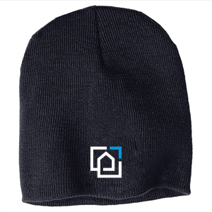 Men/Unisex Carhartt Acrylic Knit Hat -- Navy -- Logo Only