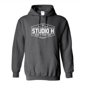 Unisex Gildan Heavy Blend Hooded Sweatshirt -- Charcoal