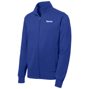 Men/Unisex Sport-Tek Sport-Wick Fleece Full-Zip Jacket -- True Royal
