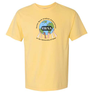 Men/Unisex Comfort Colors Ringspun Garment Dyed T Shirt  -- Butter