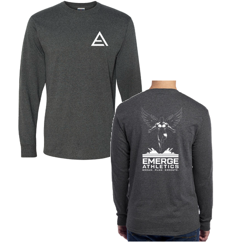 Jerzees Dri-Power Active Adult Long sleeve Tee -- Black