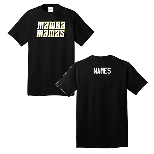 Mamba Mamas Port and Company 5.4 oz Cotton T-Shirt -- Jet Black
