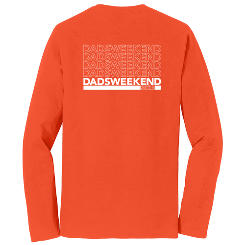 Dad's Weekend Long Sleeve Tee -- Orange