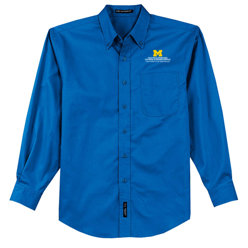 Port Authority Easy Care Long Sleeve Shirt -- Strong Blue, $33
