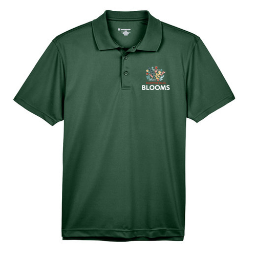 Harriton Polytech Polo -- Dark Green
