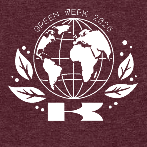 Sustainable Green Week Tee -- Maroon Heather