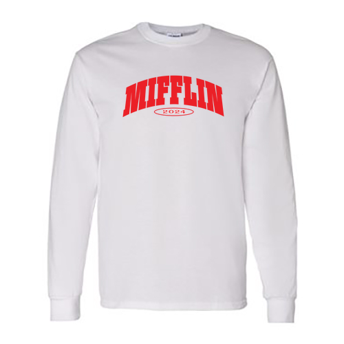 Gildan Heavy Cotton Longsleeve Basic T-Shirt -- White