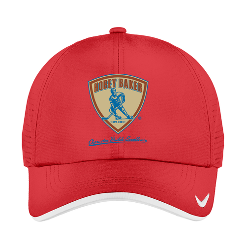 Nike Dri-Fit Perforated Performance Cap -- University Red / White