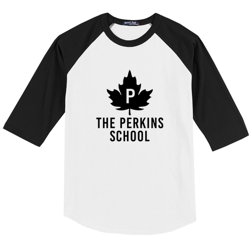 Sport Tek Adult Colorblock Raglan Jersey -- White/ Black
