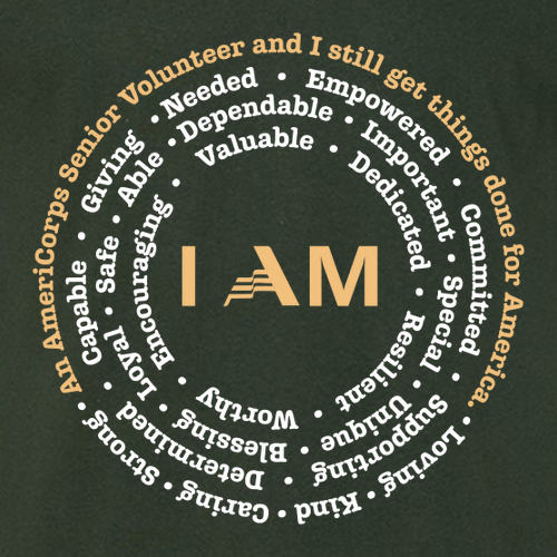 I Am Longsleeve -- Forest Green