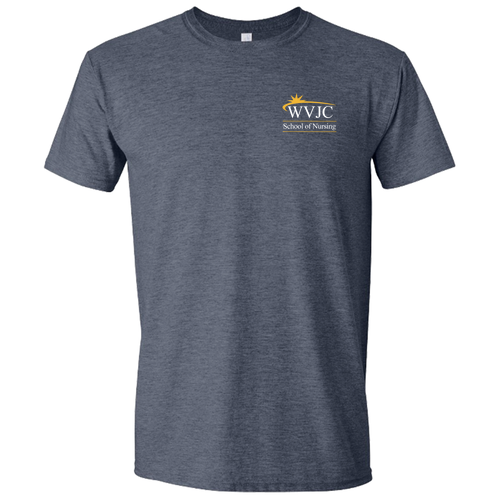 Gildan SoftStyle Fitted T-Shirt -- Heather Navy