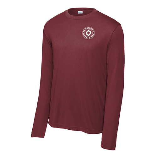 Sport Tek Long Sleeve Competitor -- Maroon