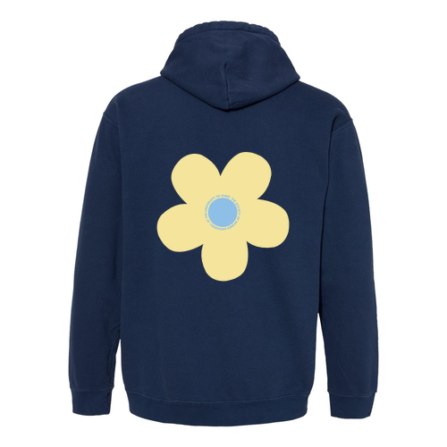 Comfort Colors Garment Dyed Hooded Pullover Sweatshirt -- True Navy