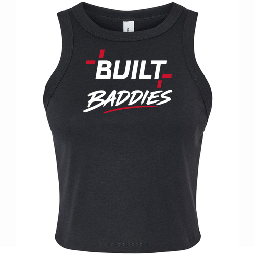 BELLA+CANVAS Women’s Micro Rib Racer Tank -- Solid Black Blend