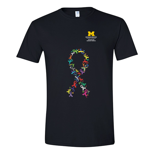 Gildan SoftStyle T-Shirt -- Black Ribbon Print