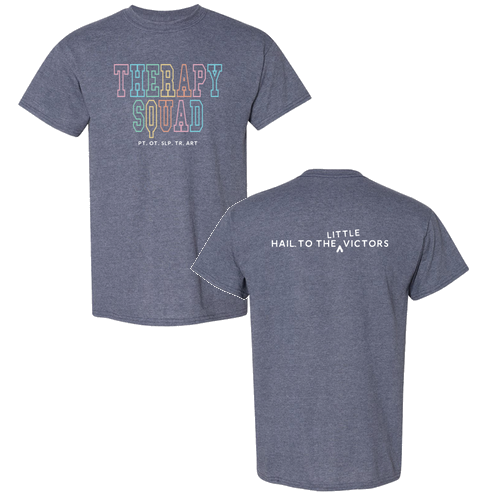 Mens/Unisex Therapy Squad Gildan DryBlend 50/50 T-Shirt -- Heather Sport Dark Navy