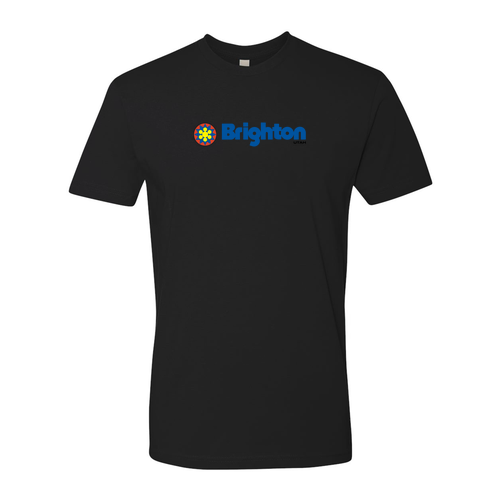Brighton Logo 1 Full color -- Short Sleeve Black