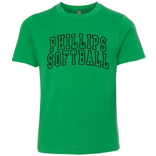 Next Level Apparel Boys Short Sleeve Crew Tee -- Kelly Green