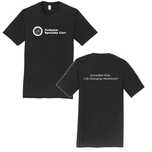 Port and Company Tee (w/ Back Print) -- Jet Black