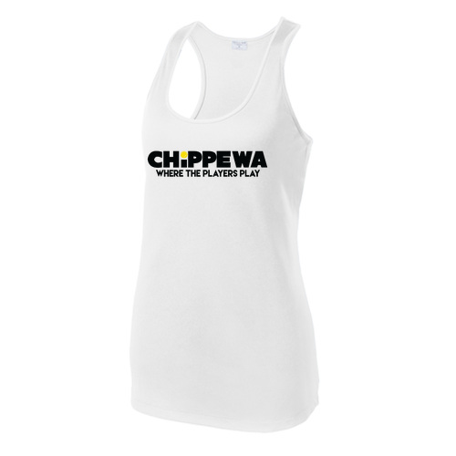 LADIES Sport-Tek PosiCharge Competitor Racerback Tank -- White