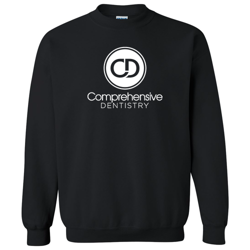 Crew Neck Sweatshirt -- Black